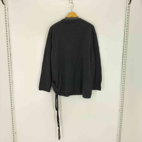 ヨウジヤマモトプールオム Yohji Yamamoto POUR HOMME サイドレースアップビッグニット メンズ JPN:3