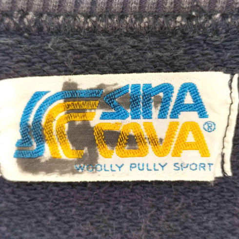 シナコバ SINA COVA 80s キルティング クルーネック 長袖 スウェット メンズ