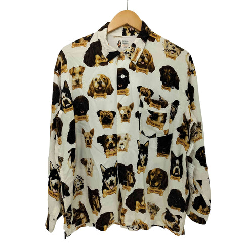 レイビームス Ray BEAMS 26SS 別注 総柄 シャツ 犬 Dog レディース ONE SIZE