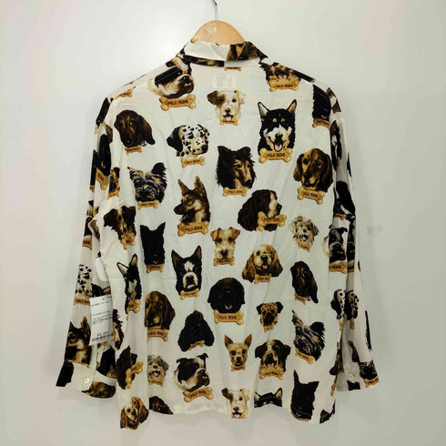 レイビームス Ray BEAMS 26SS 別注 総柄 シャツ 犬 Dog レディース ONE SIZE