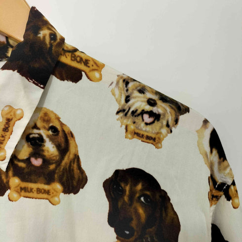 レイビームス Ray BEAMS 26SS 別注 総柄 シャツ 犬 Dog レディース ONE SIZE