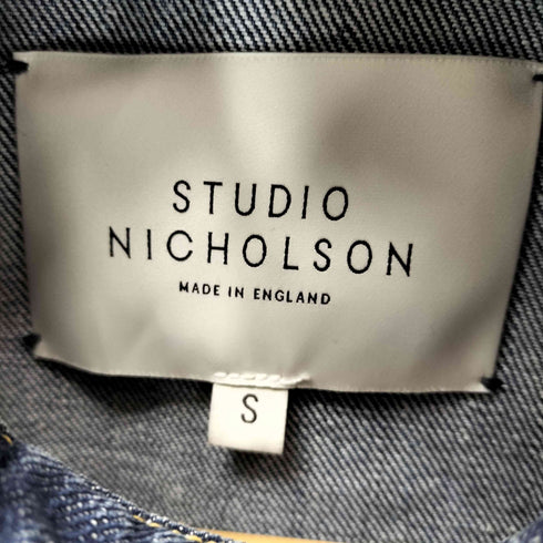 スタジオニコルソン STUDIO NICHOLSON CARBON SELVEDGE DENIM JACKET メンズ JPN:S
