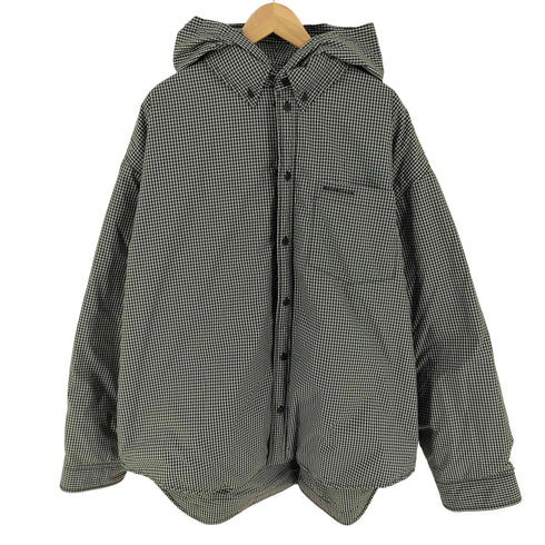 バレンシアガ BALENCIAGA チェック シャツデザイン ジャケット メンズ L