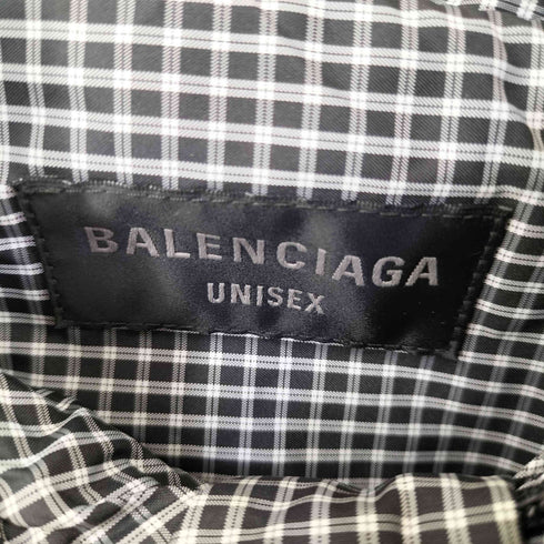 バレンシアガ BALENCIAGA チェック シャツデザイン ジャケット メンズ L