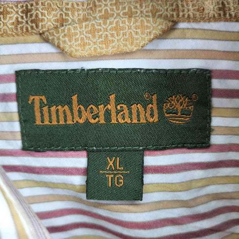 ティンバーランド Timberland スライプ柄 L/S シャツ メンズ import:XL