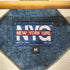 NEW YORK GIRL Y2K パッチワーク 総柄 デニム ジャケット レディース import:M