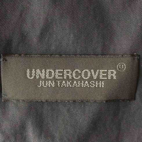 アンダーカバー UNDER COVER JUN TAKAHASHI ナイロンニット 異素材切替 スナップブルゾン メンズ JPN:4