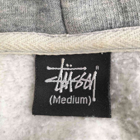 ステューシー Stussy 00s INTERNATIONAL クロスサーベル 両面プリント ジップアップ パーカー メンズ import:M