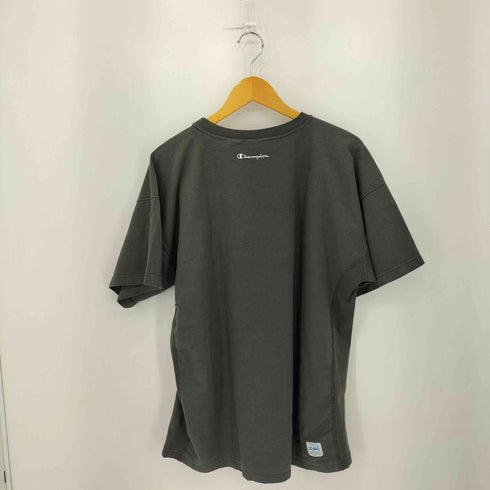 エックスガール X-girl REVERSE WEAVE ロゴ刺繍 クルーネックTシャツ レディース import:L