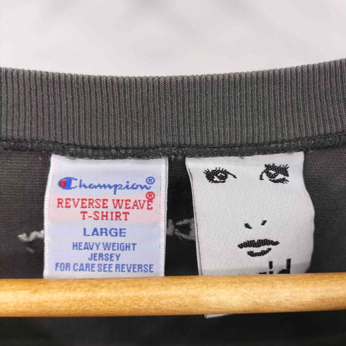 エックスガール X-girl REVERSE WEAVE ロゴ刺繍 クルーネックTシャツ レディース import:L