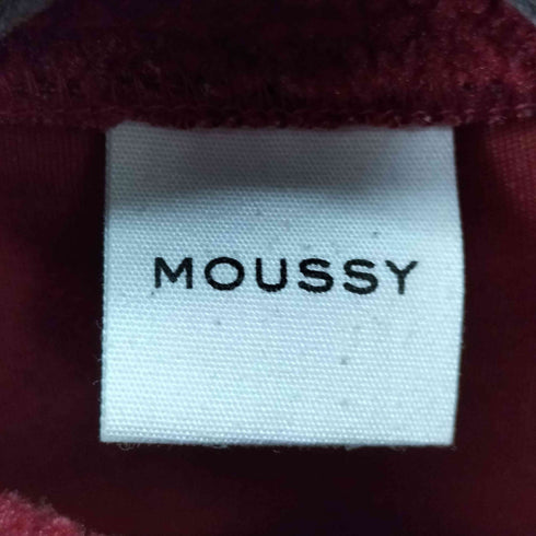 マウジー moussy HALF ZIP BOA プルオーバー レディース FREE