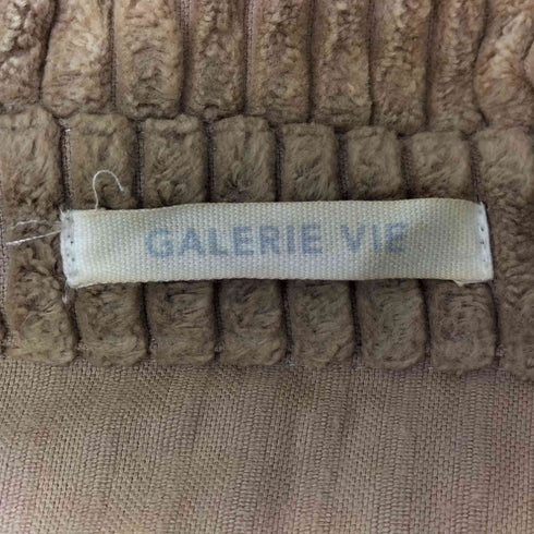 ギャルリーヴィー GALERIE VIE 太畝コーデュロイ ガウンコート レディース 36