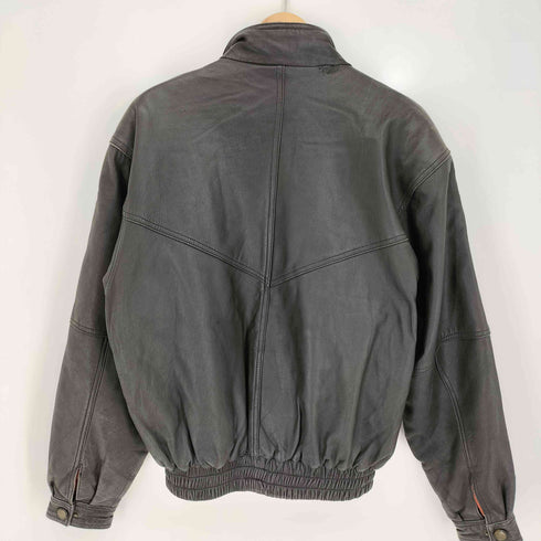 SESTIERE ラムレザー スタンドカラー 比翼ジップ ジャケット メンズ