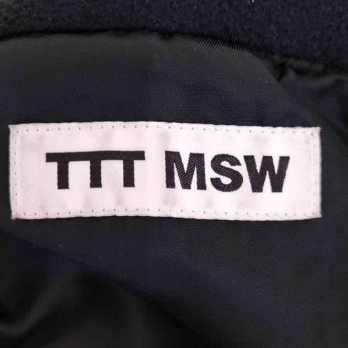 ティーモダンストリートウエア TTT_MSW 23AW Wool track jacket メンズ