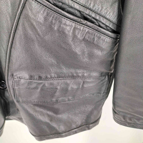 UNITED WORKERS レザーハーフコート メンズ M