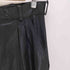 Maria White Designs 2タックレザーパンツ メンズ 34