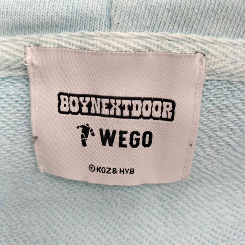 ウィゴー WEGO 24AW BOYNEXTDOOR ピグメントZIPフーディー レディース JPN:L