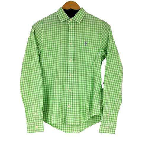 ポロラルフローレン POLO RALPH LAUREN スモールポニー刺繍 L/S ギンガムチェック シャツ レディース JPN:S