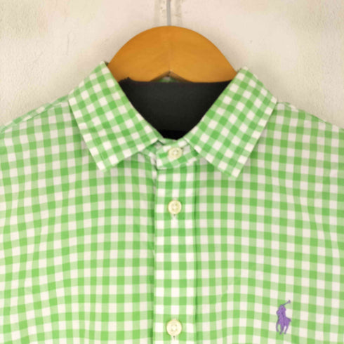 ポロラルフローレン POLO RALPH LAUREN スモールポニー刺繍 L/S ギンガムチェック シャツ レディース JPN:S