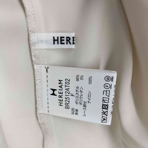 ヘレイアム HEREIAM シーズンレス/ドロストレースサテンキャミ レディース FREE