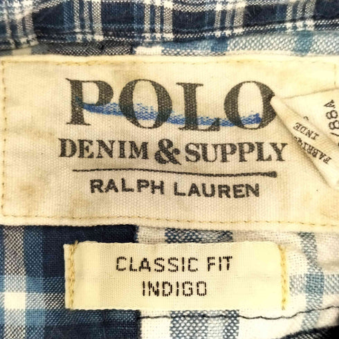 デニムアンドサプライラルフローレン DENIM&SUPPLY RALPH LAUREN L/S クレイジーパターン シャツ メンズ JPN:XS