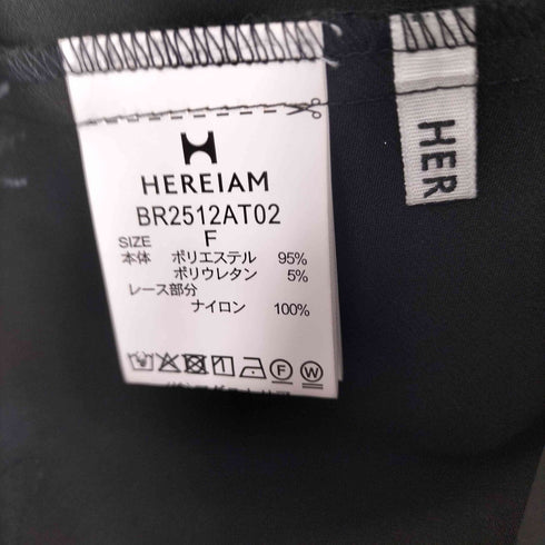 ヘレイアム HEREIAM シーズンレス/ドロストレースサテンキャミ レディース FREE