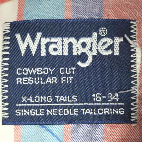 ラングラー Wrangler L/S ストライプ シャツ メンズ JPN:XL