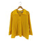 SELENE ロシア製 チュール ボーダー ジップアップ シャツ メンズ 3XL