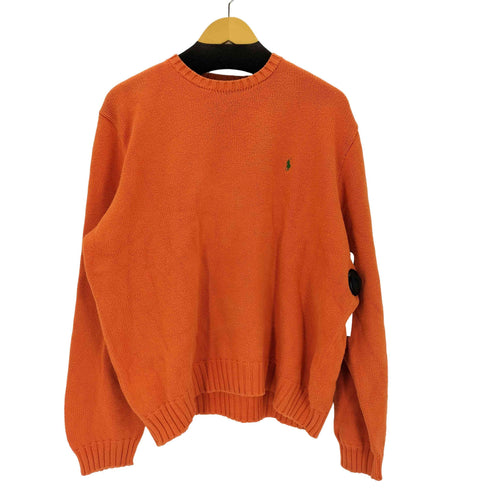 ポロバイラルフローレン Polo by RALPH LAUREN 90s ポニー刺繍コットンニット メンズ JPN:XXL