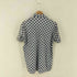 総柄 襟芯 ハーフジップ シャツ メンズ 40