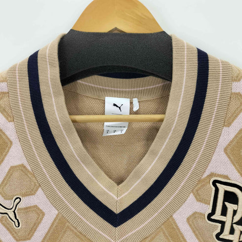 プーマ PUMA 刺繍ニットベスト メンズ import:S