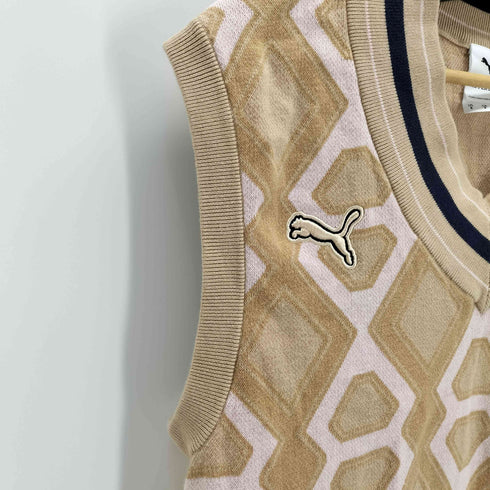 プーマ PUMA 刺繍ニットベスト メンズ import:S