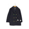 ロイヤルネイビー ROYAL NAVY BLUE 5 金ボタン ショールカラー キルティング裏地 ウール ピーコート メンズ import:L
