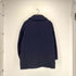 ロイヤルネイビー ROYAL NAVY BLUE 5 金ボタン ショールカラー キルティング裏地 ウール ピーコート メンズ import:L