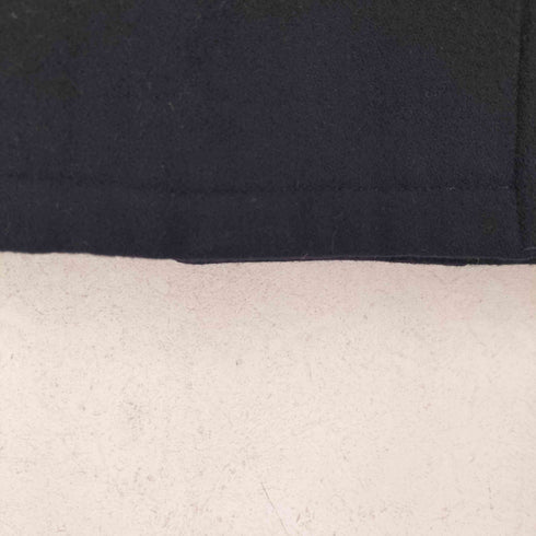 ロイヤルネイビー ROYAL NAVY BLUE 5 金ボタン ショールカラー キルティング裏地 ウール ピーコート メンズ import:L