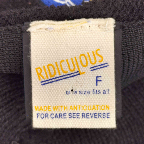 リデュラス RIDICULOUS ワッペン ベレー帽 メンズ