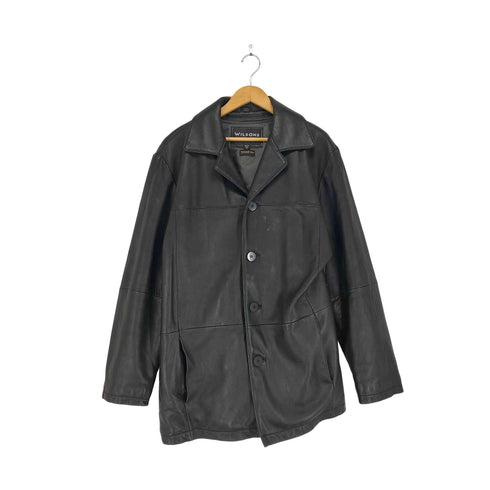 ウィルソン Wilsons Leather leather Thinsulate ライナー付 レザーコート メンズ import:XL