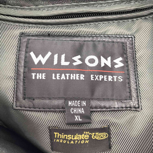 ウィルソン Wilsons Leather leather Thinsulate ライナー付 レザーコート メンズ import:XL
