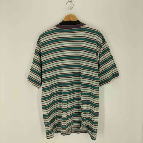 BLEU ICE MADE IN USA ヘンリーネック ボーダーS/S Tシャツ メンズ JPN:XL