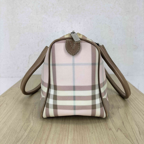 バーバリー BURBERRY チェック柄ミニボストンバッグ レディース