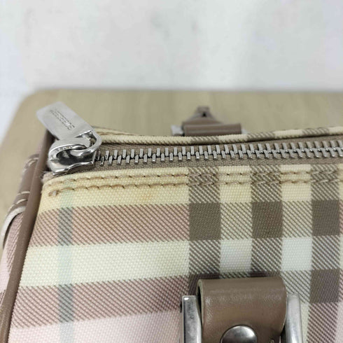 バーバリー BURBERRY チェック柄ミニボストンバッグ レディース