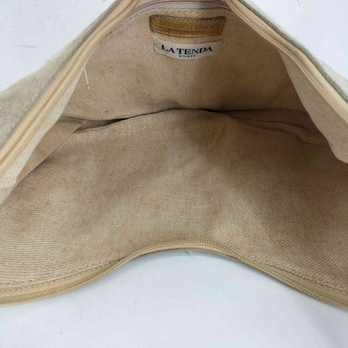 LA TENDA スエードレザー ハンドバッグ レディース