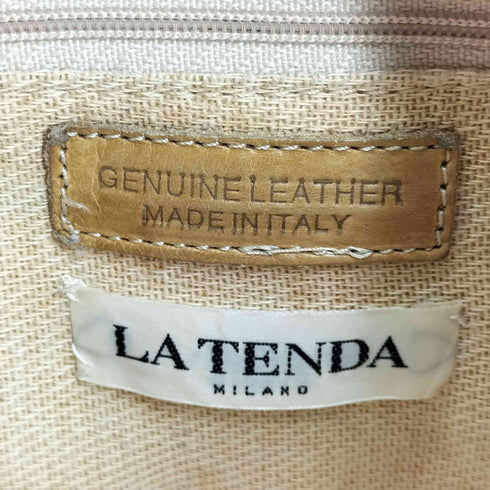 LA TENDA スエードレザー ハンドバッグ レディース