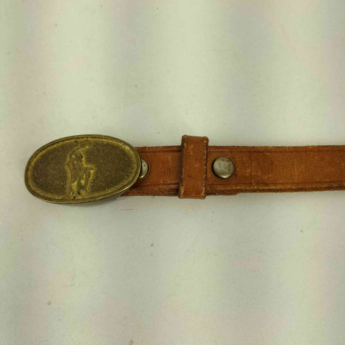 ラルフローレン RALPH LAUREN スモールポニーロゴバックル レザーベルト レディース