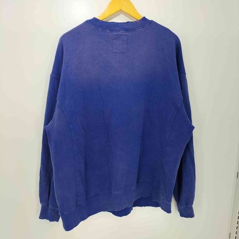 チャオパニック Ciaopanic RePRODUCTION LABEL フロッキープリント ロゴ オーバースウェット メンズ FREE