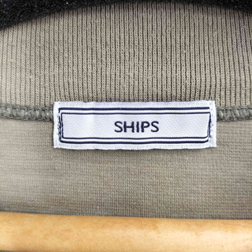 シップス SHIPS クルーネック ハイゲージ ダンボールニット S/S Tシャツ メンズ import:M