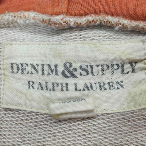 デニムアンドサプライラルフローレン DENIM&SUPPLY RALPH LAUREN 星条旗刺繍ネイティブ柄プルオーバーパーカー メンズ XS
