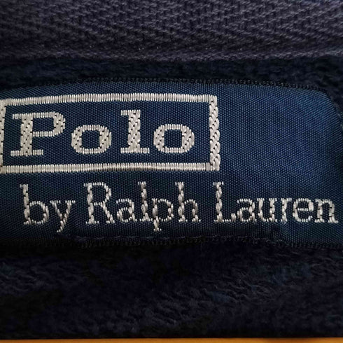 ポロバイラルフローレン Polo by RALPH LAUREN 90S ポニー刺繍 フードサーマル コットンポリ ジップアップ パーカー メンズ import:XL