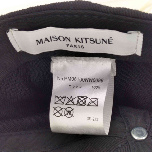 メゾンキツネ MAISON KITSUNE フォックス ヘッド キャップ メンズ ONE SIZE