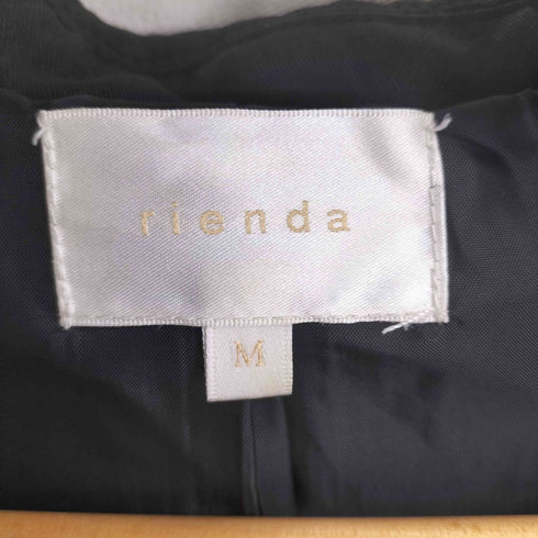 リエンダ rienda ビッグカラーオーバートレンチコート レディース import:M